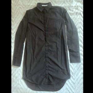 Long Sleeve Buttondown Shirt Dress